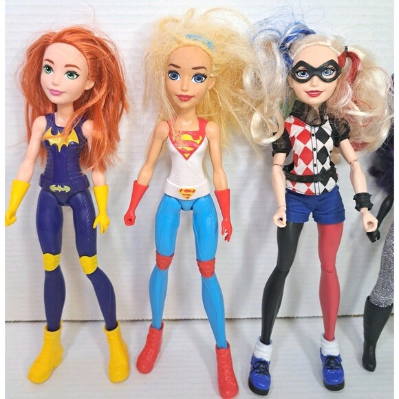 DC Comics Superhero Girl Dolls Lot of 4 Supergirl Catwoman Harley Quinn Batgirl - Picture 3 of 6